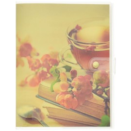 ナカバヤシ カバーポケットアルバム L判40枚収納 フォトティータイム アカ-PVL-401-5