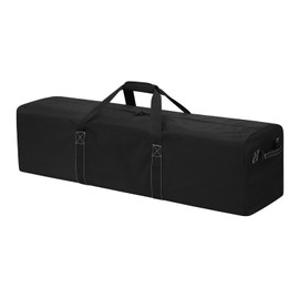 LONALIA 46 Inch Large Duffle Bag for Travel Camping - 127L Extra Large Heavy Duty Duffel Bag, Sport Equipment Storage Bag with 2 Sides Handles-Black