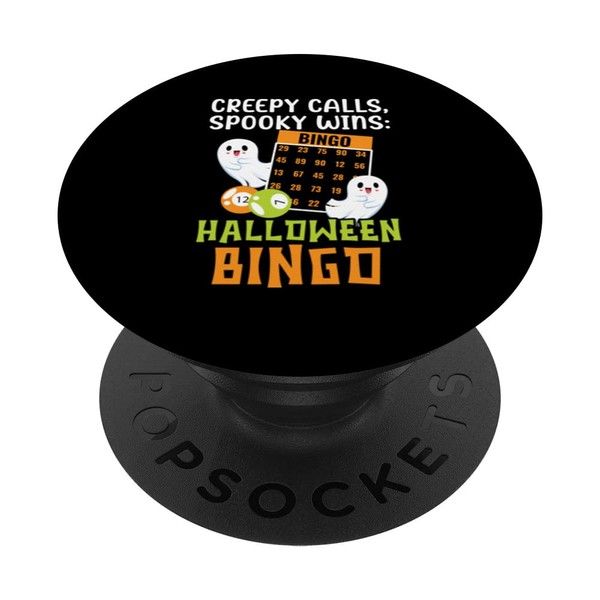 Bingo Halloween Trick Or Treat Bingo Player Bingo Caller PopSockets