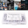 200PCS Hex Bolts Screw 304 Stainless Steel Anti Oxidation Metric