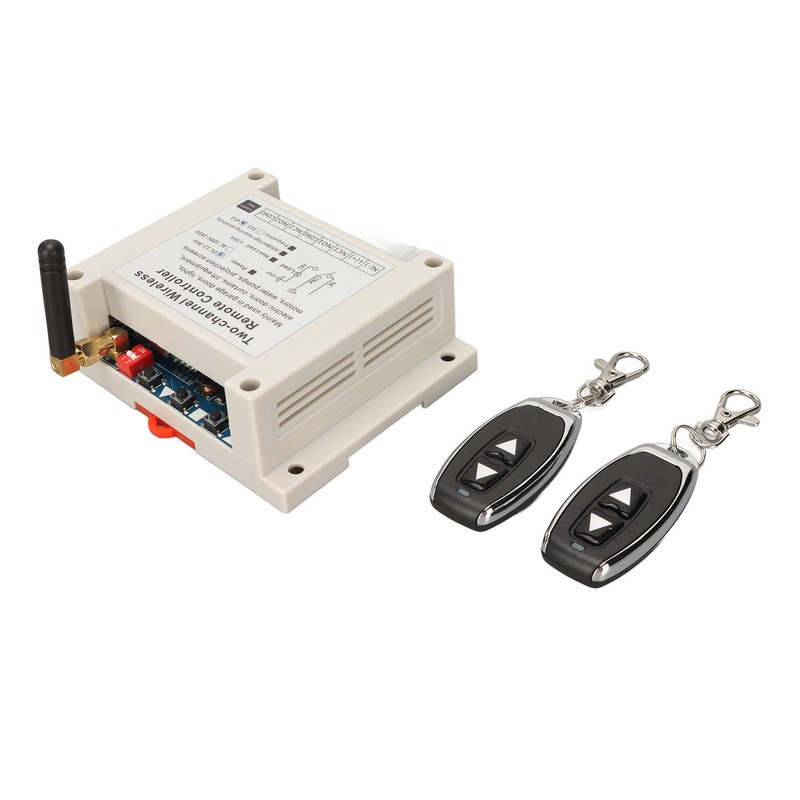 Wireless Remote Control Switch Relay 2CH Controller Receiver Transmitter 433Mhz