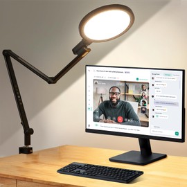 LIFENGSOLER Desk Lamp for Office Lamp with Adjustable Brightness and Colors