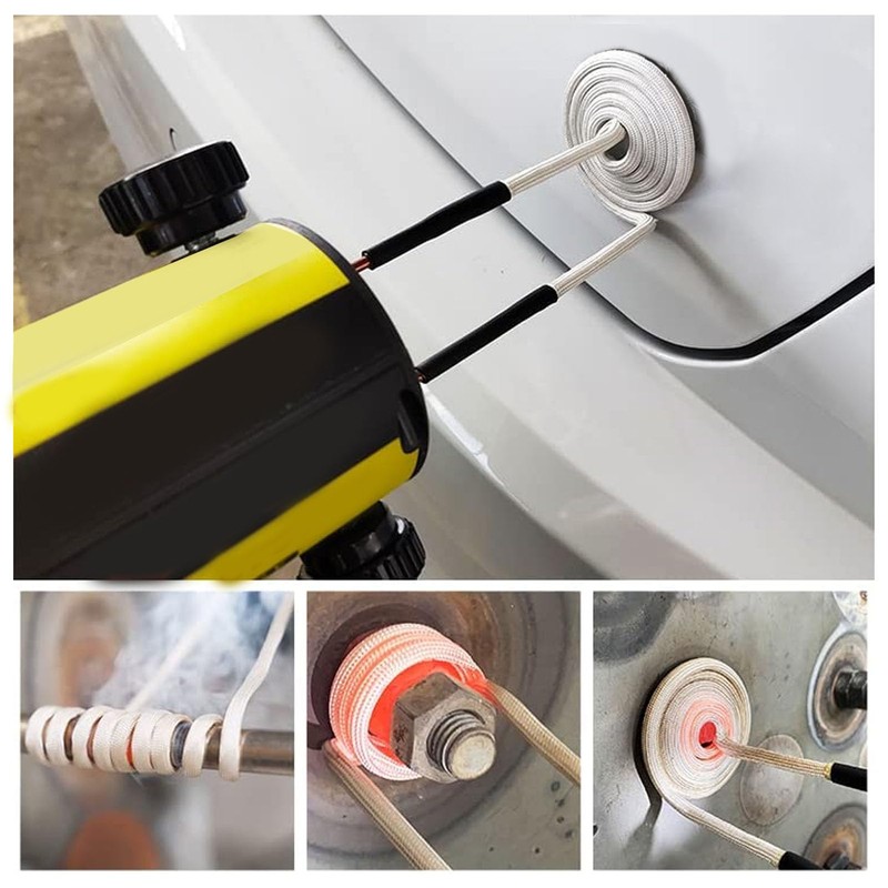 4pcs Induction Heating Coil Kit 2.5mm Brass Core 20 30