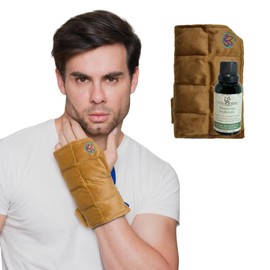 Pack Muñequera : Compresa De Semillas Para La Muñeca y Aceite Para Masaje De 30ml