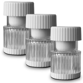 RE-GEN Triple Pack Pill Crusher Medication Grinder Breaker Grinding Tool with Lower Storage Deposit Compartment