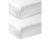 Meyco 565200 Jersey Fitted Sheet, Pack of 2, 70 x