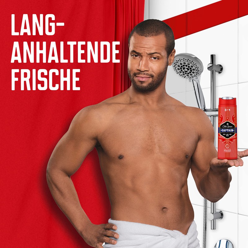 Old Spice Captain 3-in-1 Shower Gel