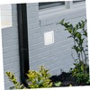 NOLITOY Outdoor Dryer Vent Cover Louvered Air Vent for Efficient