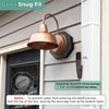 Vinyl Siding Light Mounting Block, Siding Mounting Block with Built-in