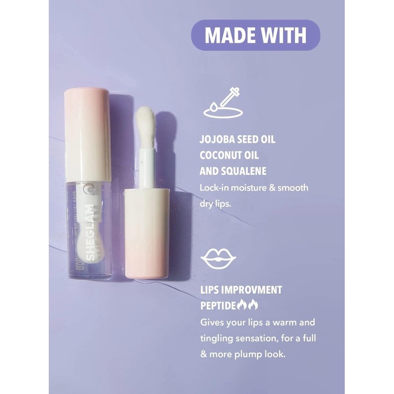 SHEGLAM Plumping Lip Gloss Brillo de Labios Voluminizador Hot (That's