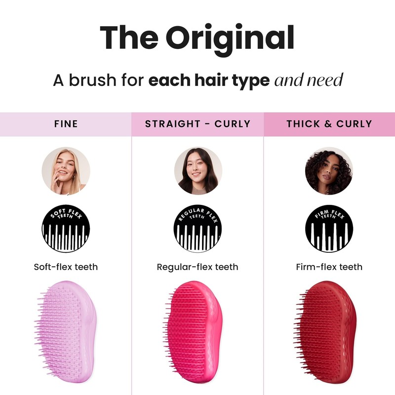 Tangle Teezer Salon Elite Professional Detangling Hairbrush, Pink