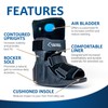 United Ortho Short Air Cam Walker Fracture Boot, Large, Black