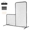 VEVOR L Screen Baseball for Batting Cage, 7x7 ft Baseball
