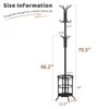 FILWH Coat Rack Freestanding with Umbrella Stand Coat Rack Stand