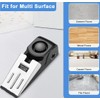 Meichoon 4 Pack Alarm Door Stopper Wedge Jammers for Inside