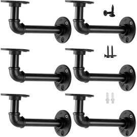 Janyang Industrial Pipe Shelf 6 Pcs ( for board depth 7"-14&quo