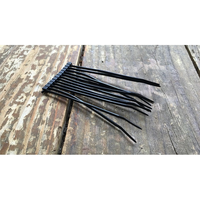 Cable Ties,200mm x 4.5mm,100 Pack,Black,Self Locking Zip Ties