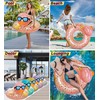 POZA Inflatable Duck Pool Float Tube- Heavy Duty Vinyl UV