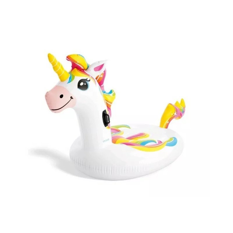 INTEX Inflatable Mega Unicorn Island Ride-On Swimming Pool Large Water