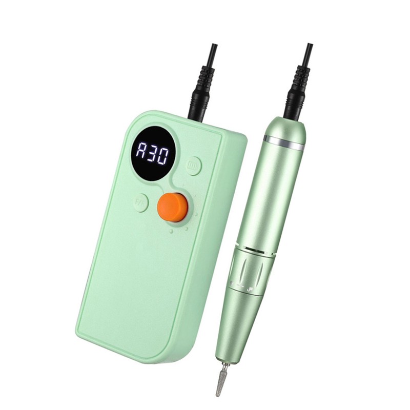 UV101 Nail Drill Machine LED Screen 0‑30000RPM Potable Nail Grinding