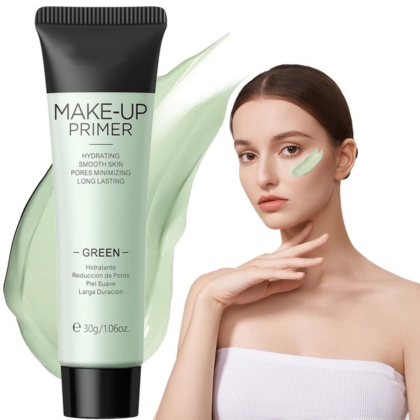 Professional Green Colour Correcting Makeup Primer, 30g, Hydrating, Pore Minimising,