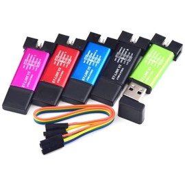 WWZMDiB ST-Link V2 USB Debug Programmer Compatible with for STM32 STM8 Microcontroller Support Wire Swim JTAG SWD Interface (1 Pcs Random Color)