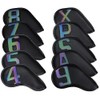 Scott Edward 13PCS Wedge Iron Golf Headcover Set PU Waterproof
