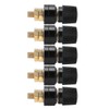 5Pcs Brass Binding Post Nickel Plated Inverter Terminal for Electronic
