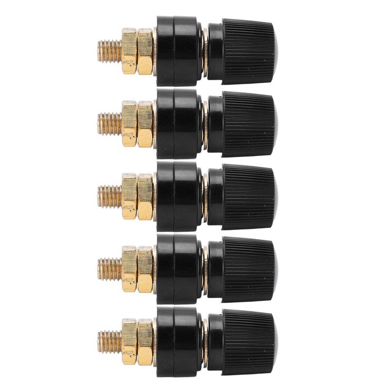 5Pcs Brass Binding Post Nickel Plated Inverter Terminal for Electronic