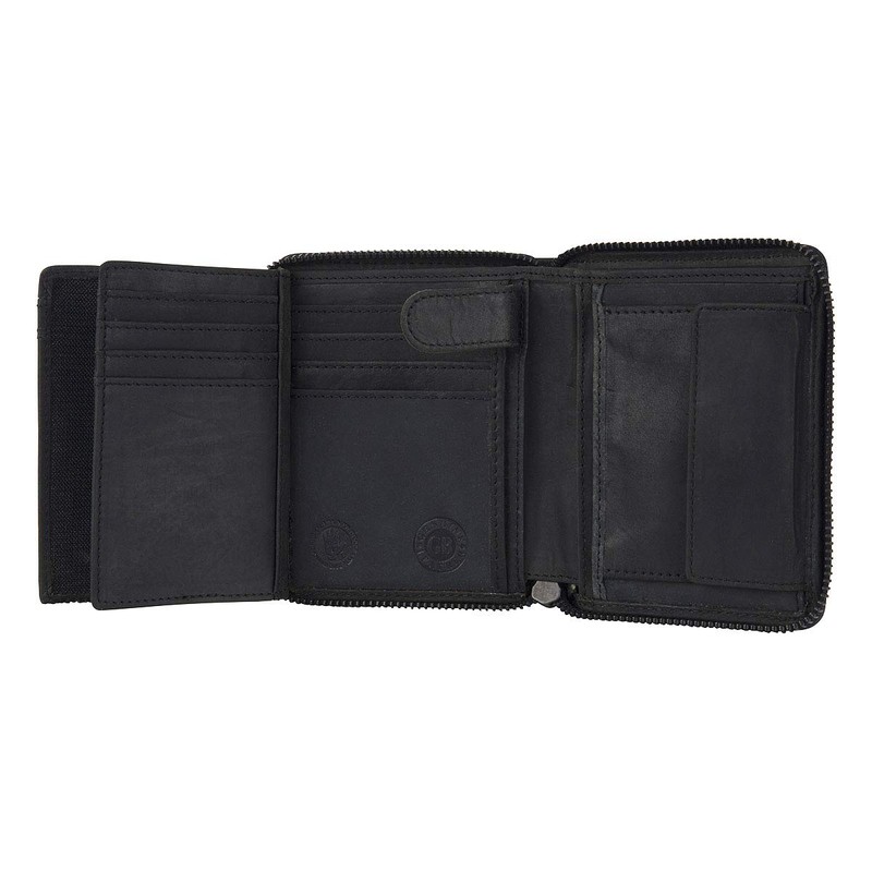 Greenburry Vintage Revival Leather Wallet 10 cm, dunkelbraun