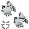 2 Pcs Kitchen Cabinet Door Hinges 165 Degree Kitchen Cupboard