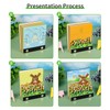 SIWEME 3D Memo Pad, Windmill 3D Notepad Paper Carving Non-Stick