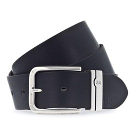 MUSTANG Men's Genuine Leather Belt, black