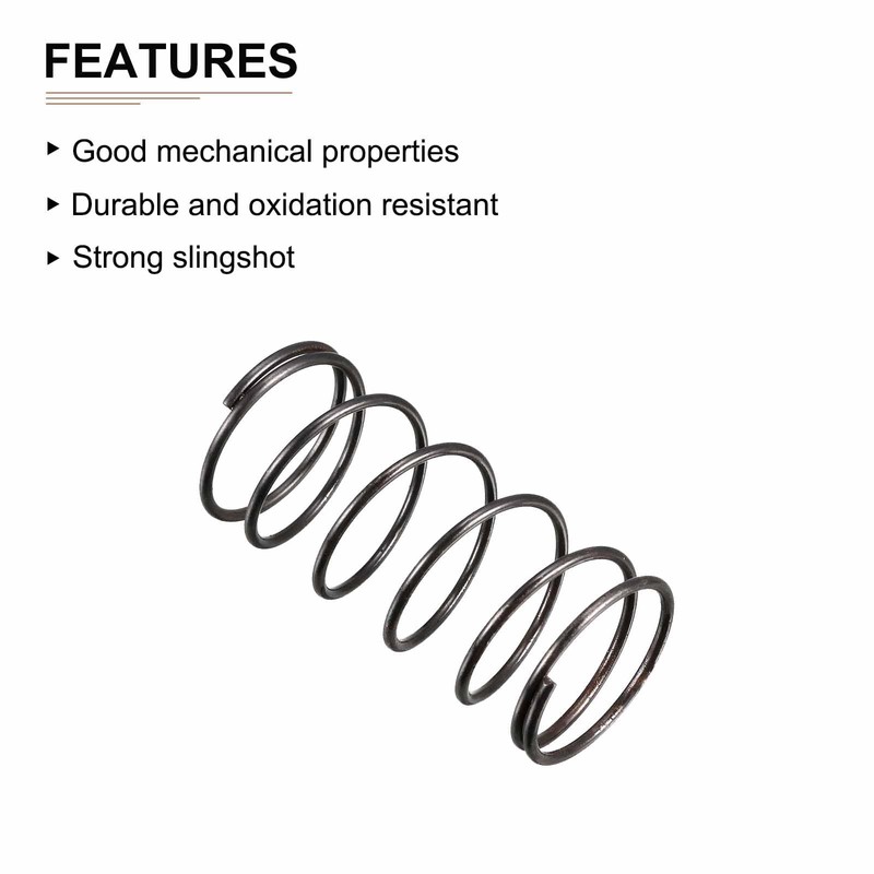 DTGN 1.2x19x40mm(DxODxL) Compression Spring - 10Pack - Good for Machinery