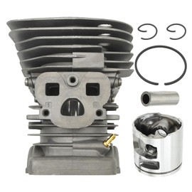 DUZFOREI 537320402 Chainsaw 47mm Cylinder Head Piston Kit, Replacement for Husqvarna 455 455 Rancher 455E 460 460 Rancher, Replacement for Jonsered CS2255, 537320501