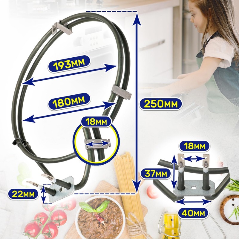 Round Resistance Heating Element for Oven 230V 2000W with the