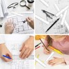 6 Pack Plastic Ruler Set, 30cm Ruler, 20cm 15cm Sizes