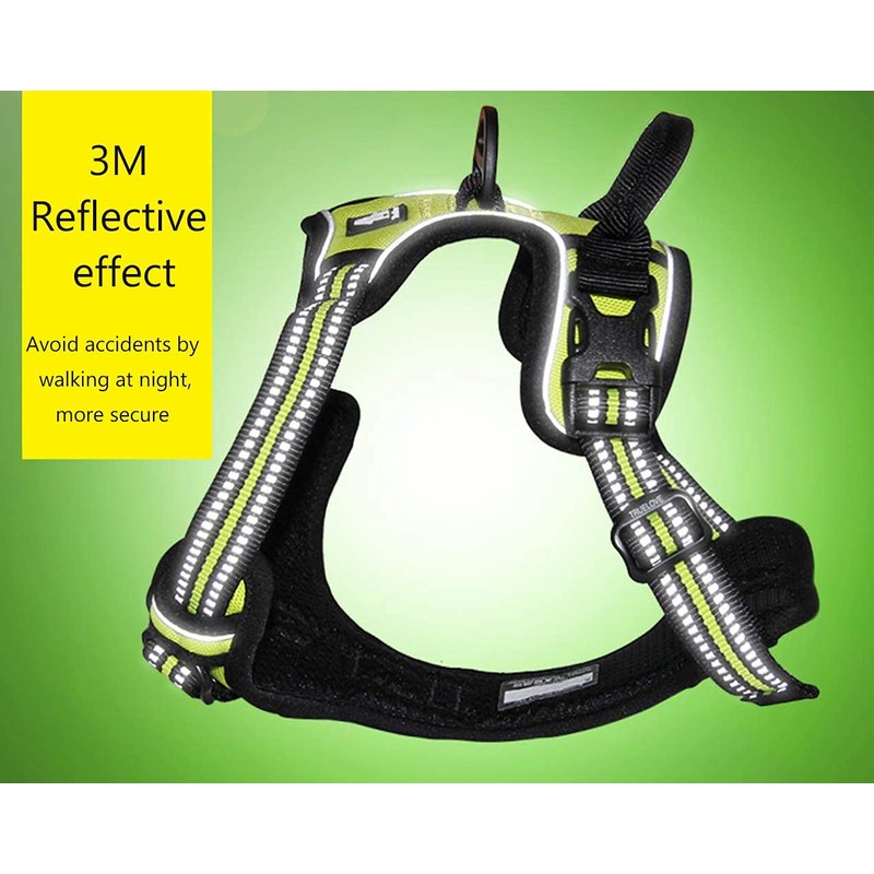 WINHYEPET True Love Dog Harness, No-Pull Reflective Pet Harness with