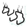 G.CORE 8-Pack Pegboard Hooks, Peg Board Tool Utility Hooks &