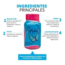 Himan Raíz de Lima, Linaza y Omega  Dietary Fiber Supplement, 30 Capsules                                                                             