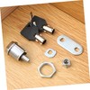 OSALADI Cabinet Lock Tubular Lock with Keys Durable Construction for