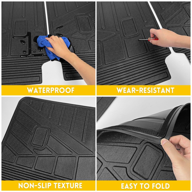 JTYZSM Backrest Mat for 2015-2024 Ford Edge Cargo Liner All