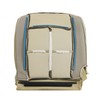 Zieichy Driver Side Bottom Replacement Perforated Leather Seat Cover Tan