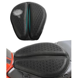 ESEWALAS Universal Motorcycle Seat Cushion,Motorcycle Gel Seat Pad with 3D Honeycomb Shock-Absorbing Breathable Seat Cover,3D Honeycomb Shock Absorbing Seat Pad,Stay Cool Comfortable for Long Ride