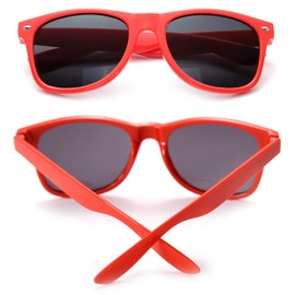 Unning 8 Pack Neon Sunglasses Bulk Retro 80s Colorful Sunglasses Multipack Vintage Party Sunglasses for Adults Men Women