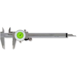 Oshlun MTDCF-06 6-Inch Stainless Steel Fractional Dial Caliper