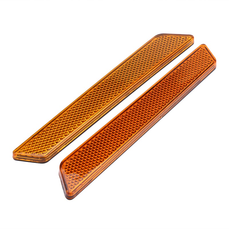 Pair of Hard Saddlebag Latch Cover Reflectors for FLHT FLT