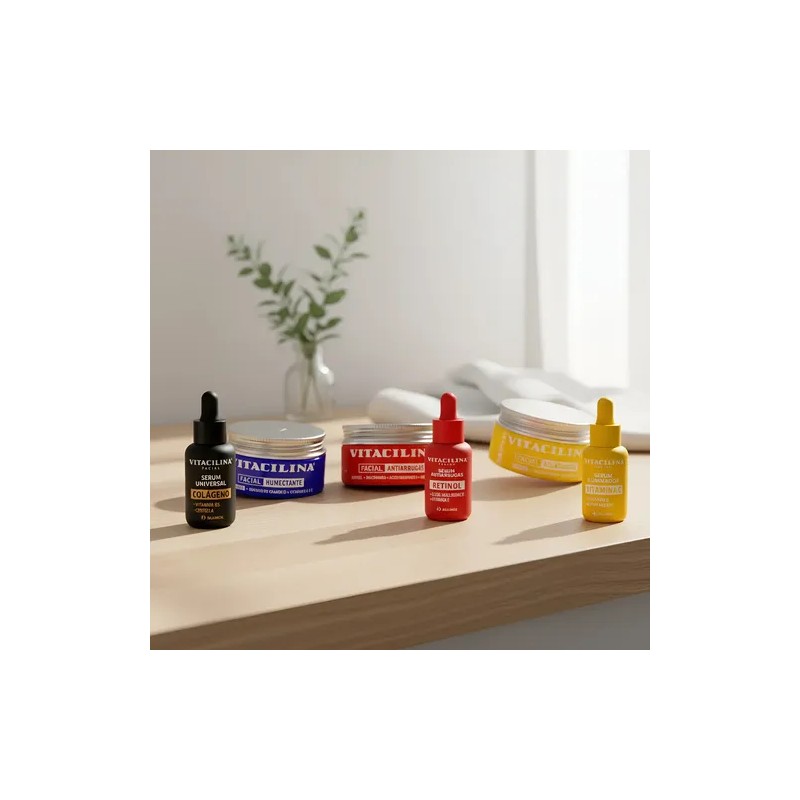 Kit Completo Cuidado Facial Vitacilina 3 Serum 3 Cremas