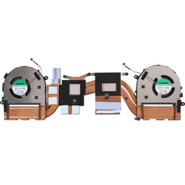 New CPU+GPU Cooling Fan with Heatsink Replacement for Lenovo IdeaPad Yoga C940-15IRH 9-15IMH5 Series Laptop P/N:5H40S19977 EG70050S1-1C030-S9A EG70050S1-1C040-S9A DC5V 0.5A