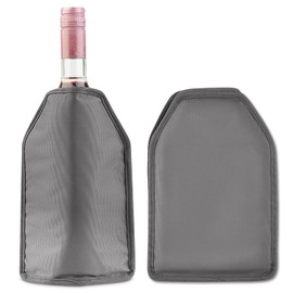 The Wine Chiller Wine Cooler Sleeve Gray